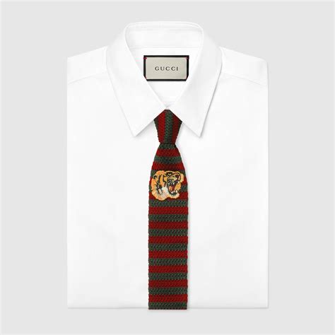 gucci tiger tie|Gucci tiger brooch.